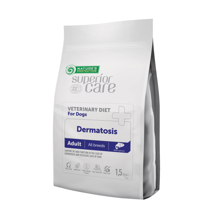 Veterinary diet dermatosis best sale dog